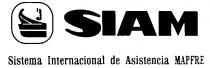 SIAM SISTEMA INTERNACIONAL DE ASISTENCIA MAPFRE