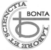 Б BONTA LABORE ET SCIENCTIA ЕТ