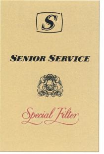 S SENIOR SERVICE SPECIAL FILTER