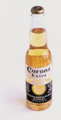 CORONA EXTRA BEER BIERE CERVEJA BIER CERVECERIA MODELO S A DEC V F MEXICO CERVEZA