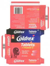 COLDREX TABLETS VITAMIN C С SB SMITHKLINE BEECHAM