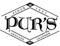 SINCE 1947 GENUINE LEATHER PURS PUR