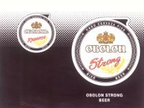 ОБОЛОНЬ OBOLON ОБОЛОНЬ OBOLON КРЕПКОЕ ПИВО STRONG CERVEZA PIVO BEER BIER