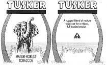 TUSKER MATURE ROBUST TOBACCOS ITC