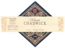 CHADWICK VINEDO ERRAZURIZ VALLE MAIPO CHADWICK VINEDO CHILE ERRAZURIZ FAMILY OF WINES VALLE DEL MAIPO VIN ROUGE RED WINE PRODUIT DU CHILI PRODUCT OF CHILE 2000