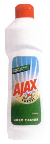 AJAX AJAX FRESH CREAM CLEANSER CLEANS WITHOUT SCRATCHING