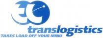 TRANSLOGISTICS TRANS LOGISTICS TL TRANSLOGISTICS TAKES LOAD OFF YOUR MIND