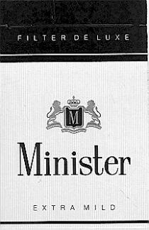 MINISTER M М EXTRA MILD FILTER DE LUXE