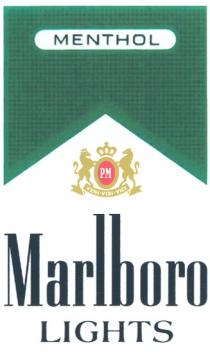 MARLBORO РМ PM MARLBORO VENI VIDI VICI MENTHOL LIGHTS