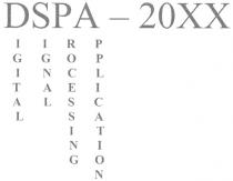 DSPA 20ХХ DSPA - 20XX DIGITAL SIGNAL PROCESSING APPLICATION