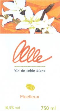 VIN DE TABLE BLANC MOELLEUX