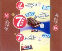 CHIPITA CHIPITA 7 DAYS FAMILY PACK COCOA 8 CAKE BAR WITH VANILLA CREAM