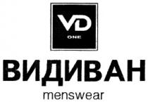 VD MENSWEAR ВИДИ VD ONE ВИДИВАН MENSWEAR