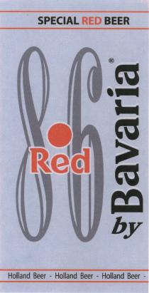 BAVARIA SPECIALREDBEER 86-RED 86 RED BY BAVARIA SPECIAL RED BEER HOLLAND BEER