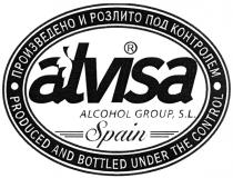 ALVISA ALVISA ALCOHOL GROUP S.L. SPAIN PRODUCED AND BOTTLED UNDER THE CONTROL ПРОИЗВЕДЕНО И РАЗЛИТО ПОД КОНТРОЛЕМКОНТРОЛЕМ