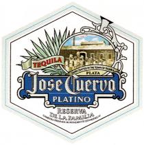 CUERVO JOSE CUERVO PLATINO RESERVA DE LA FAMILIA HAND CRAFTED IN THE TOWN OF TEQUILATEQUILA