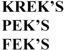 KREKS PEKS FEKS KREK PEK FEK KREKS PEKS FEKSKREK'S PEK'S FEK'S