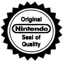 NINTENDO ORIGINAL NINTENDO SEAL OF QUALITYQUALITY