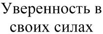 УВЕРЕННОСТЬ В СВОИХ СИЛАХСИЛАХ