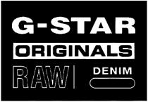 GSTAR STAR G-STAR ORIGINALS RAW DENIMDENIM