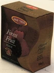 JAFTEA JAF JAF TEA FOREST FRUIT EXCLUSIVE COLLECTION PEKOE WITH NATURAL FRUITSFRUITS