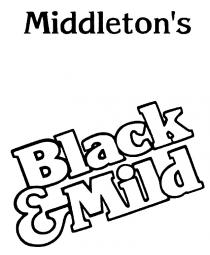 MIDDLETONS MIDDLETON MIDDLETONS BLACK & MILDMIDDLETON'S MILD