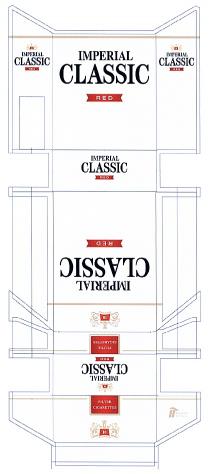 IMPERIAL CLASSIC TOBACCO IMPERIAL CLASSIC RED FILTER CIGARETTES IMPERIAL TOBACCO