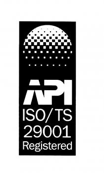 API ISO ISOTS TS API ISO/TS 29001 REGISTEREDREGISTERED