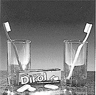 DIROL SUGAR FREE CHEWING GUM PEPPERMINT