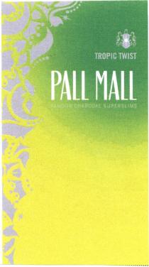 PALL MALL PALLMALL TROPIC TWIST CHARCOAL PALL MALL TROPIC TWIST FAMOUS CHARCOAL SUPERSLIMSSUPERSLIMS
