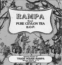 RAMPA GETCO BRAND PURE CEYLON TEA B O P TRADE HOUSE RAMPA В О Р