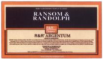 RANSOM RANDOLPH RANSOMRANDOLPH DENTSPLY ARGENTUM WWWRANSOMRANDOLPHCOM RANSOMRANDOLPHCOM RANSOM & RANDOLPH R&R ARGENTUM DENTSPLY INTERNATIONAL INC. JEWELRY INVESTMENT WWW.RANSOM-RANDOLPH.COMWWW.RANSOM-RANDOLPH.COM