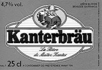 KANTERBRAU DE MAITRE KANTER LE BIERE BLONDE BRASSEE EN FRANCE