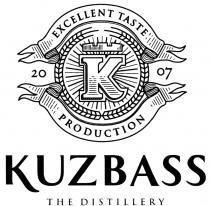 KUZBASS EXCELLENTTASTE KUZBASS THE DISTILLERY EXCELLENT TASTE PRODUCTION 20072007