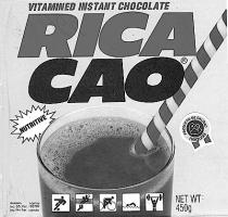 RICA CAO NEGUSA VITAMINED INSTANT CHOCOLATE