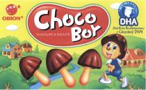 CHOCOBOY CHOCO ДНА CHOCO BOY CHOCOBOY DHA ORION CHOCOLATE & BISCUITS ДЛЯ УМА И РОСТА ДАЙ ВОЛЮ ВООБРАЖЕНИЮВООБРАЖЕНИЮ