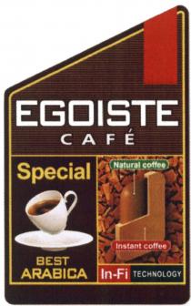 INFI IN FI EGOISTE CAFE IN-FI TECHNOLOGY SPECIAL BEST ARABICA NATURAL INSTANT COFFEECOFFEE
