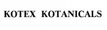 КОТЕХ КОТЕХ KOTEX KOTANICALSKOTANICALS