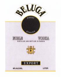 BELUGA BELUGA GAUDEAMUS IGITUR FINEST QUALITY NOBLE VODKA EXPORTEXPORT