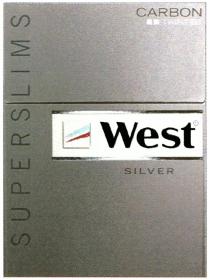 WEST WEST SILVER SUPERSLIMS CARBON TWINTECTWINTEC