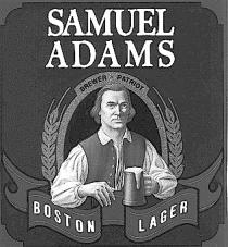 SAMUEL ADAMS BOSTON LAGER BREWER PATRIOT