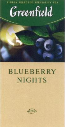 GREENFIELD GREENFIELD BLUEBERRY NIGHTS FINELY SELECTED SPECIALITY TEATEA
