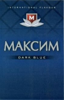 МАКСИМ МАКСИМ DARK BLUE INTERNATIONAL FLAVOUR