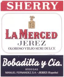 SHERRY LA MERGED JEREZ OLOROSO VIEJO SEMI DULCE