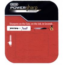 OREGON POWERSHARP SHARP POWER SHARP OREGON POWERSHARP DIAMOND SHARPENS ON THE SAW ON THE JOB IN SECONDSSECONDS