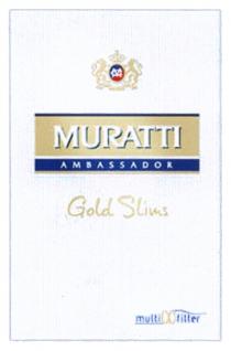 MURATTI AMBASSADOR MC MURATTI AMBASSADOR GOLD SLIMS MULTI FILTERFILTER