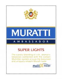 MURATTI AMBASSADOR MC MURATTI AMBASSADOR SUPER LIGHTS MULTIFILTER MULTI FILTERFILTER