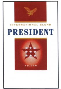 PRESIDENT PRESIDENT INTERNATIONAL BLEND FILTERFILTER