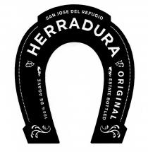 HERRADURA AMATITAN HERRADURA SAN JOSE DEL REFUGIO TEQUILA ORIGINAL 100% DE AGAVE FROM THE VILLAGE OF AMATITAN JAL. ESTATE BOTTLEDBOTTLED