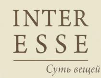 INTERESSE ESSE INTER ESSE СУТЬ ВЕЩЕЙВЕЩЕЙ